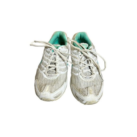 Nike Air Max Torch 4 Womens White Turquoise Running Shoes - Picture 3 of 9